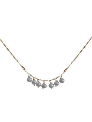 Delanacre, Grey Pearl Necklace