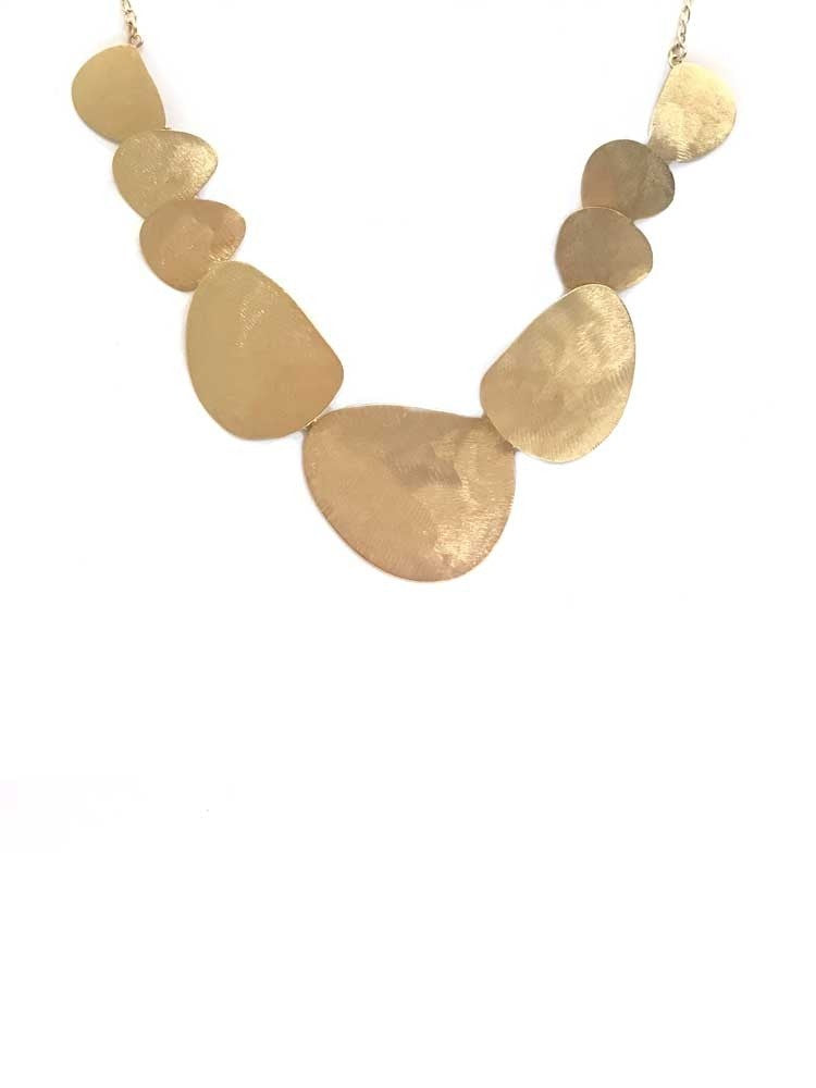 Yaf Sparkle, Multi Pebble Necklace