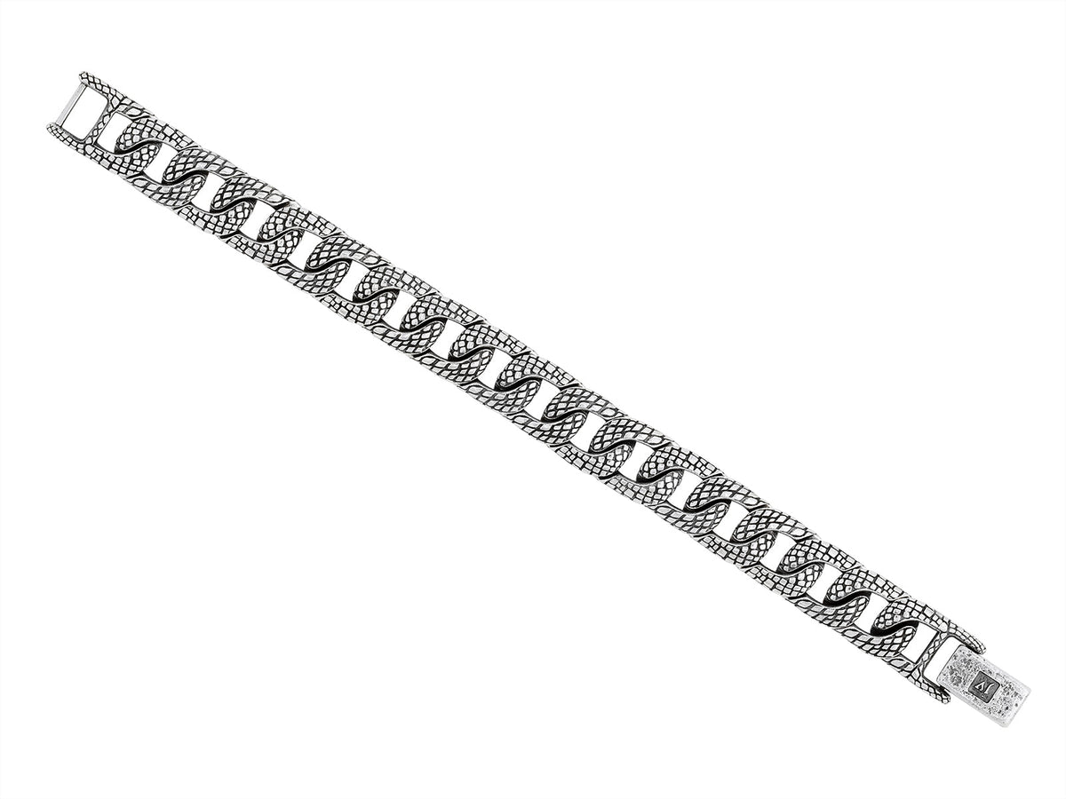 John Varvatos, Snakeskin Link Bracelet