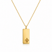 John Varvatos Luxe 18K Yellow Gold Pendant Necklace