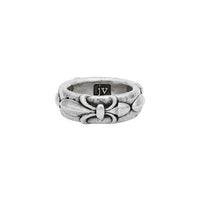 John Varvatos, Fleur De Lis  Band Ring, Wide