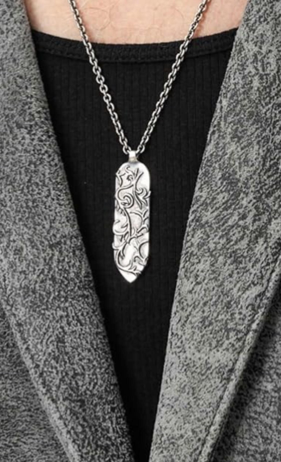 Gothic Sterling Silver Pendant