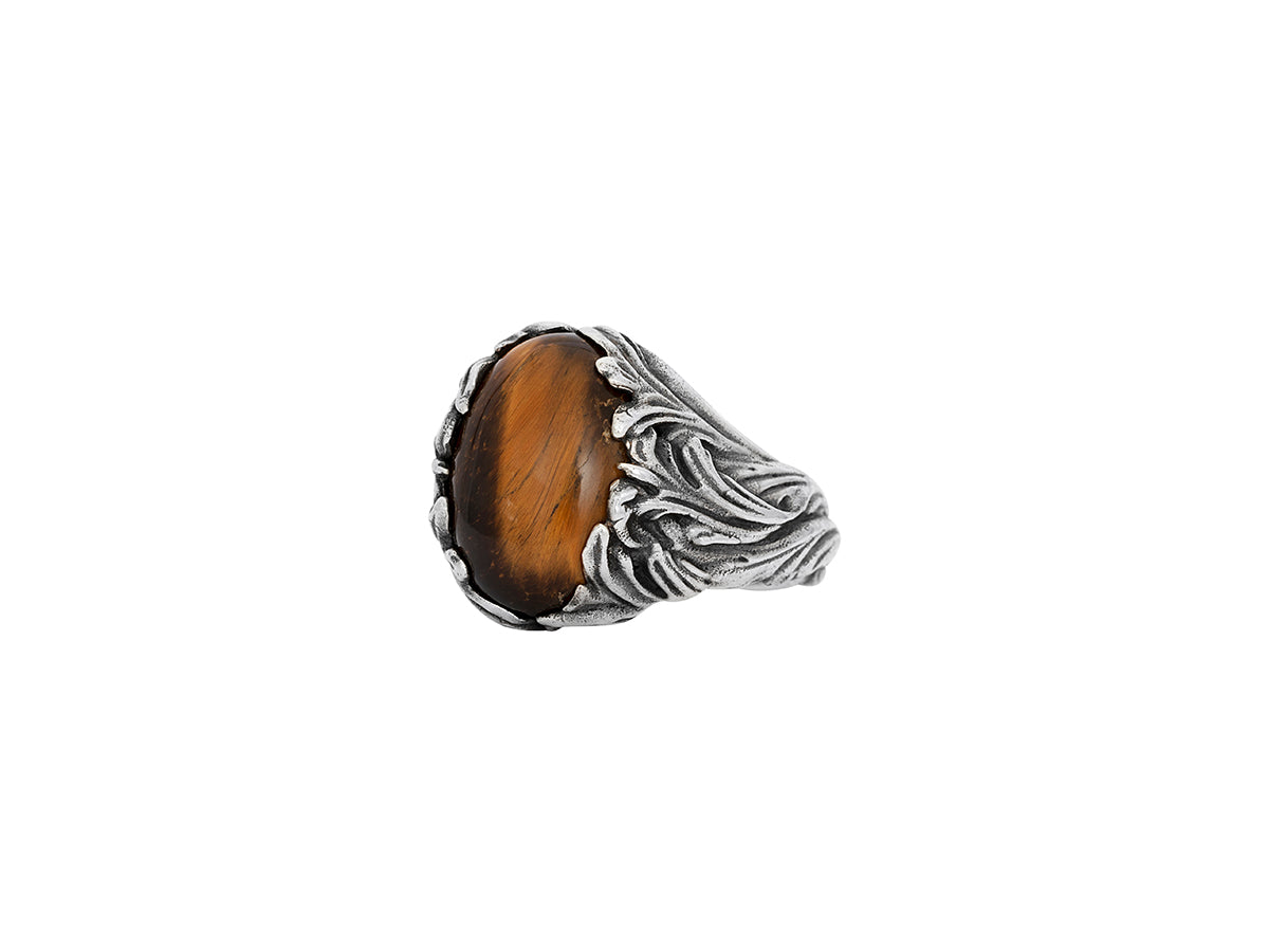 John Varvatos, Gothic Tiger's Eye Ring