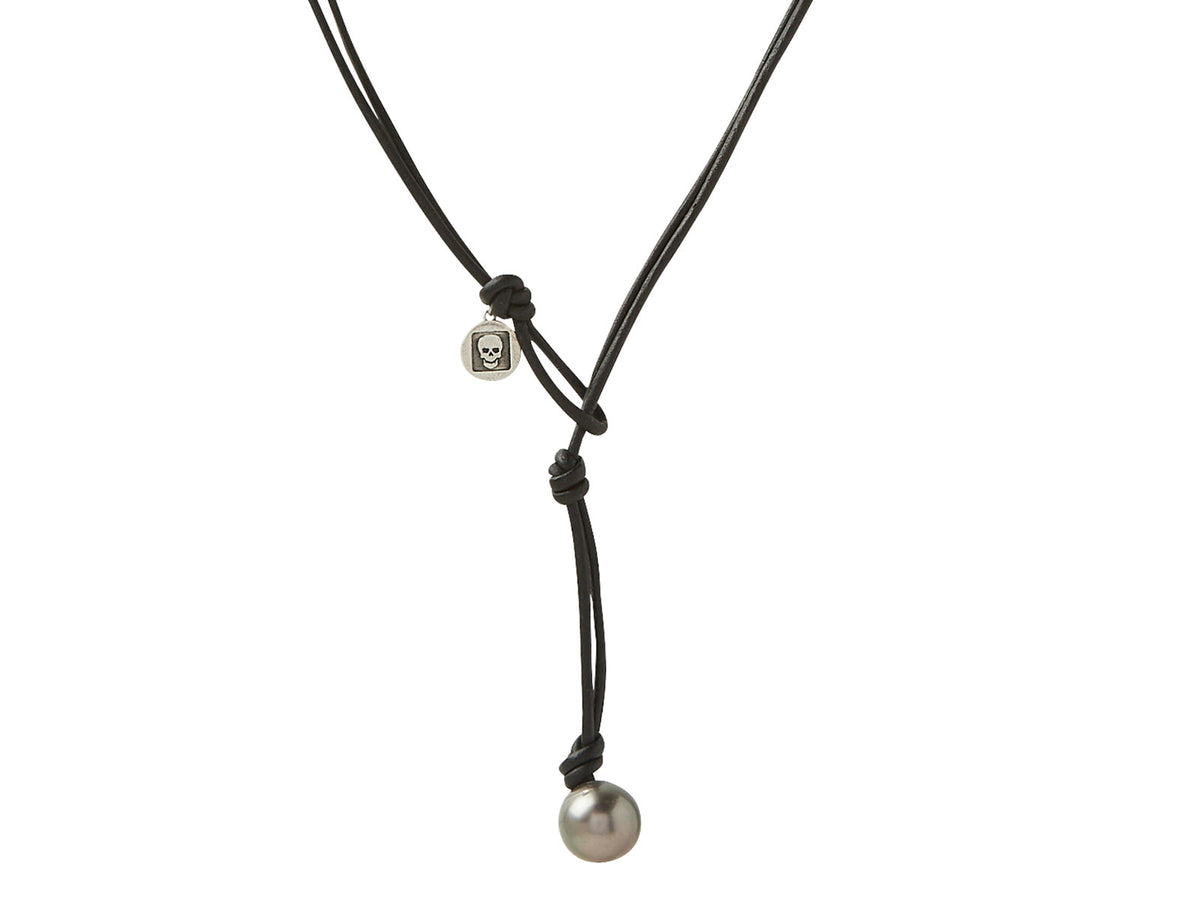 John Varvatos, Pearl Lariat Necklace