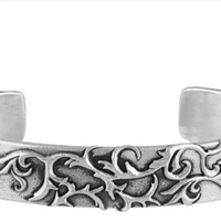 Gothic Sterling Silver Cuff Bracelet