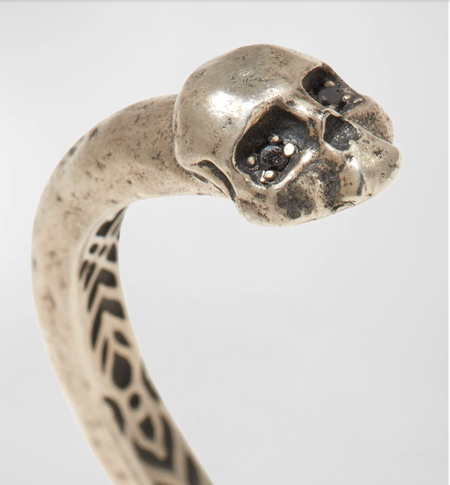 John Varvatos, Silver Skull Cuff