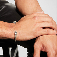 John Varvatos, Silver Skull Cuff