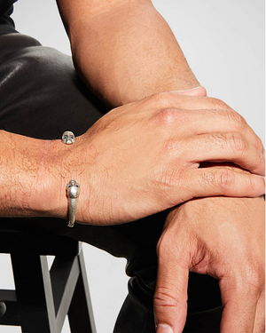 John Varvatos, Silver Skull Cuff
