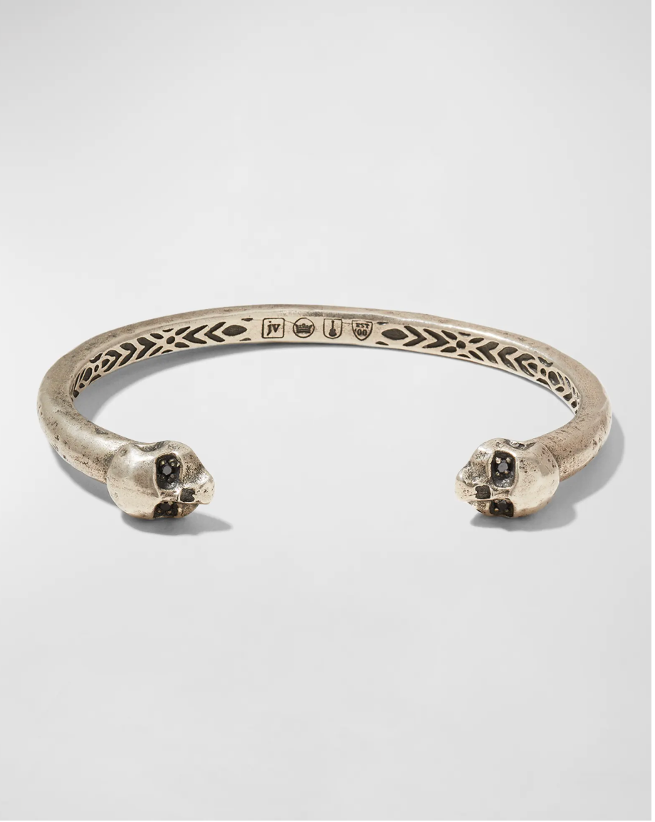 John Varvatos, Silver Skull Cuff