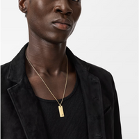John Varvatos Luxe 18K Yellow Gold Pendant Necklace