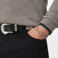 John Varvatos Thorn Sterling Silver Chain Link Bracelet — view B