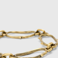 John Varvatos Thorn Brass Chain Link Bracelet — view C