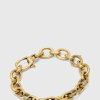 John Varvatos Thorn Brass Small Chain Link Bracelet — view A