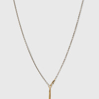 John Varvatos Thorn Brass Pendant Necklace — view A