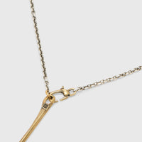 John Varvatos Thorn Brass Pendant Necklace — view C