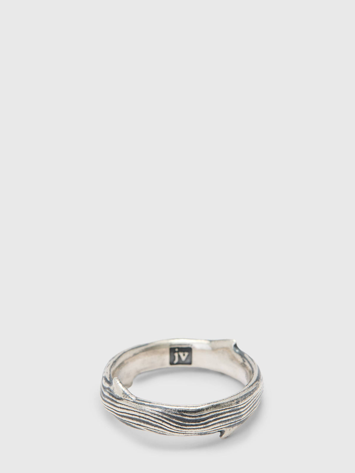 John Varvatos Thorn Sterling Silver Band Ring — view A