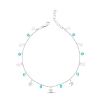 Yaf Sparkle, Star Dangly Anklet