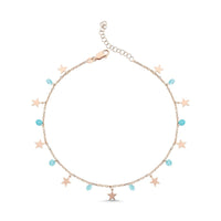 Yaf Sparkle, Star Dangly Anklet