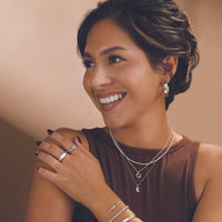 Stuller model wearing this design with additional jewelry; each item sold separately.