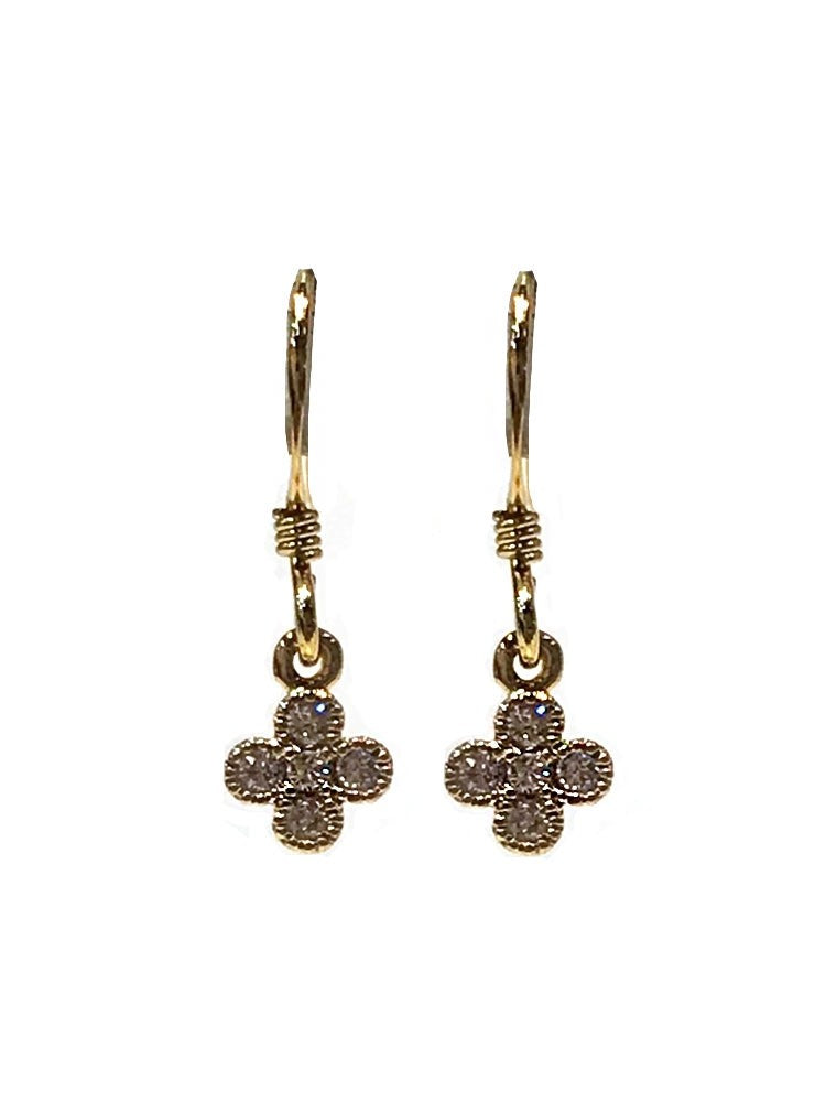 Yaf Sparkle, Crystal Drop Earrings