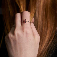 Yaf Sparkle, Wild Hyacinth 14K Solid Gold Ring