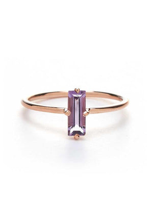 Yaf Sparkle, Wild Hyacinth 14K Solid Gold Ring