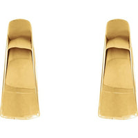 Yaf Sparkle, Tapered Huggie Earrings