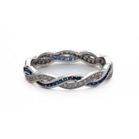 Yaf Sparkle, Infinite Sapphire & Diamond Ring