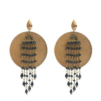 Yaf Sparkle, Statement Disc Earrings