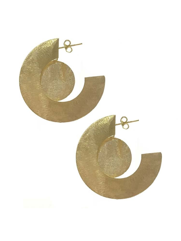 Yaf Sparkle, Circle Hoop Earrings