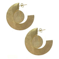 Yaf Sparkle, Circle Hoop Earrings