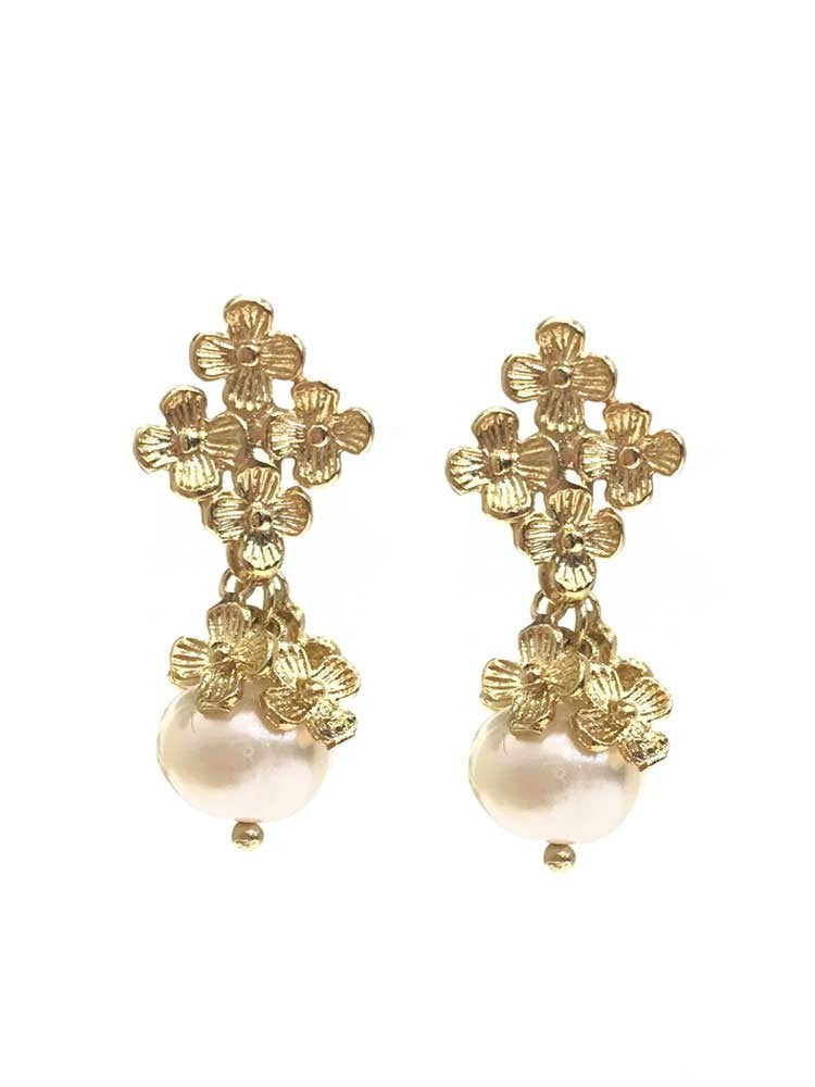 Yaf Sparkle, Bouquet Pearl Earrings