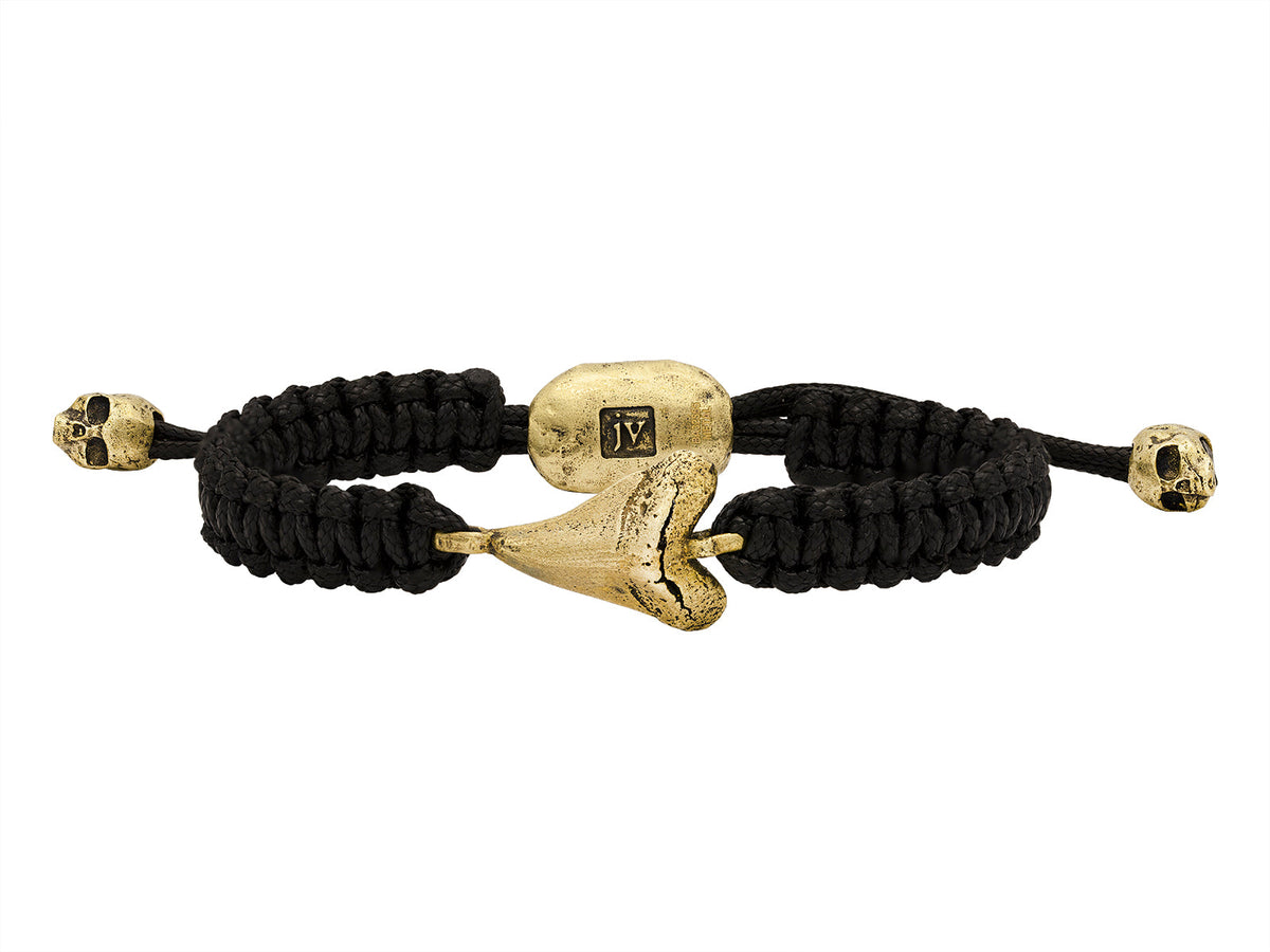 John Varvatos, Adjustable Tooth and Cord Bracelet