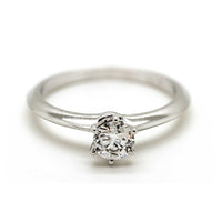 Yaf Sparkle, Tiffany Style Solitaire Ring
