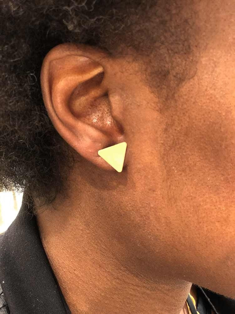 Yaf Sparkle, Bi-Tri-Angle earrings
