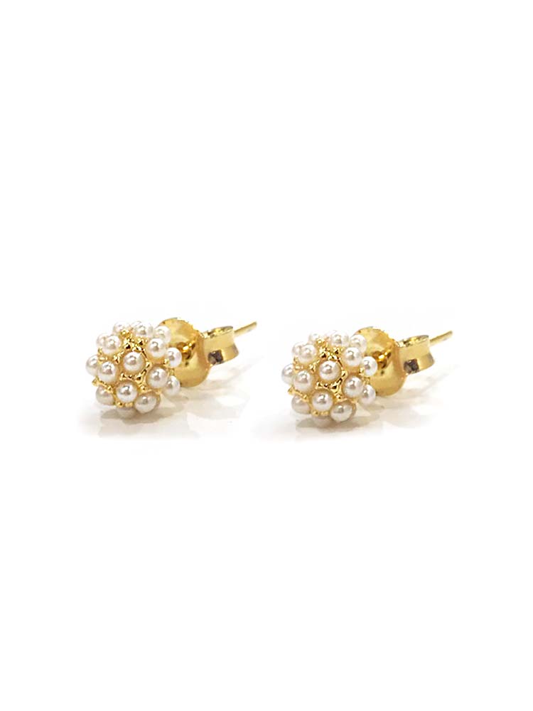 Yaf Sparkle, Pearl Stud Earrings