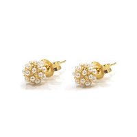 Yaf Sparkle, Pearl Stud Earrings