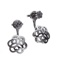 Vieri, Mandala White Gold Earrings