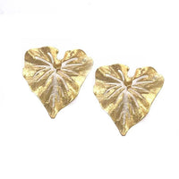 Yaf Sparkle, Palm Leaf Earrings