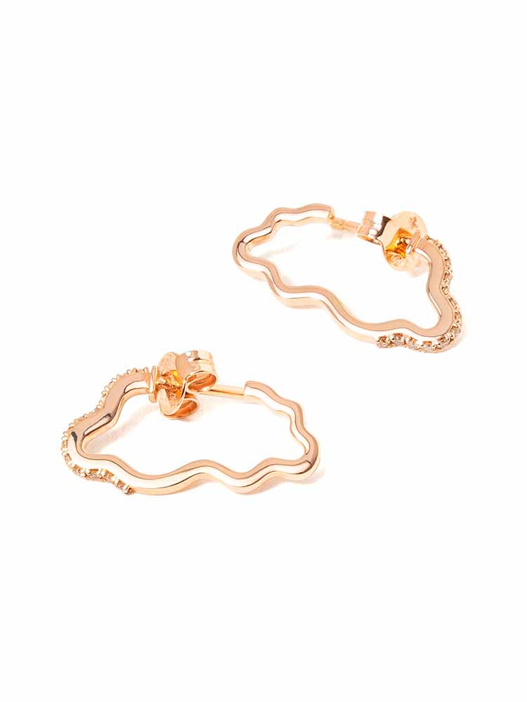 Vieri, Golden Clouds Creole Earrings