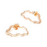 Vieri, Golden Clouds Creole Earrings