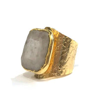 Yaf Sparkle, Moonstone Cigar Ring