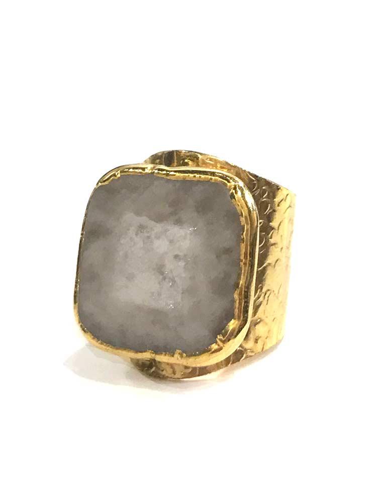 Yaf Sparkle, Moonstone Cigar Ring