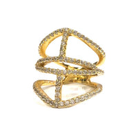 Yaf Sparkle, Sparkly Geometric Ring