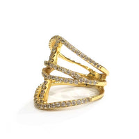 Yaf Sparkle, Sparkly Geometric Ring