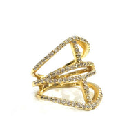 Yaf Sparkle, Sparkly Geometric Ring