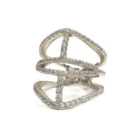 Yaf Sparkle, Sparkly Geometric Ring