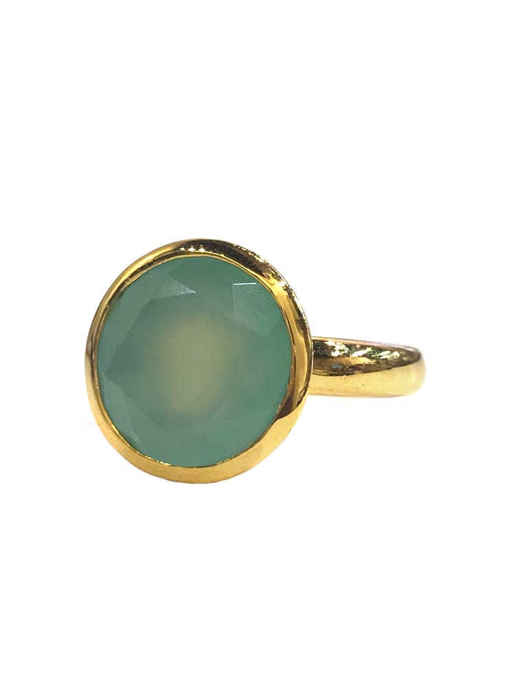 Yaf Sparkle, Round Statement Ring
