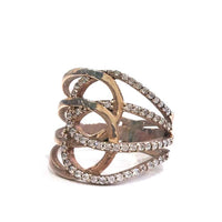 Yaf Sparkle, Rose Gold Sparkly Ring