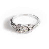 Yaf Sparkle, Antique Style Diamond Ring